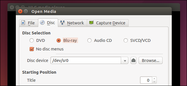 Bluray auf Linux öffnen