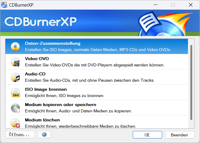 DVD Maker CDBurnerXP