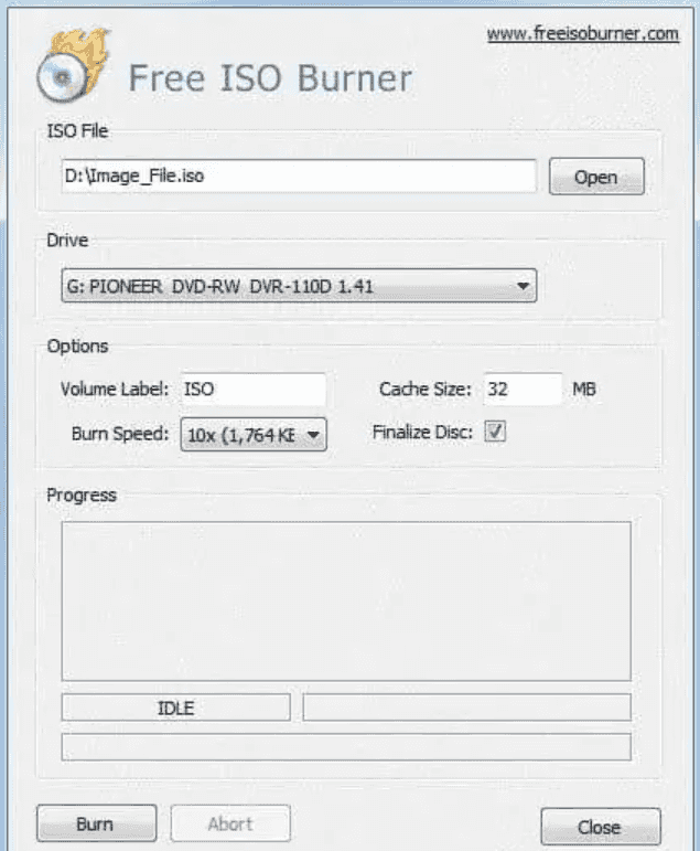 Free ISO Burnner