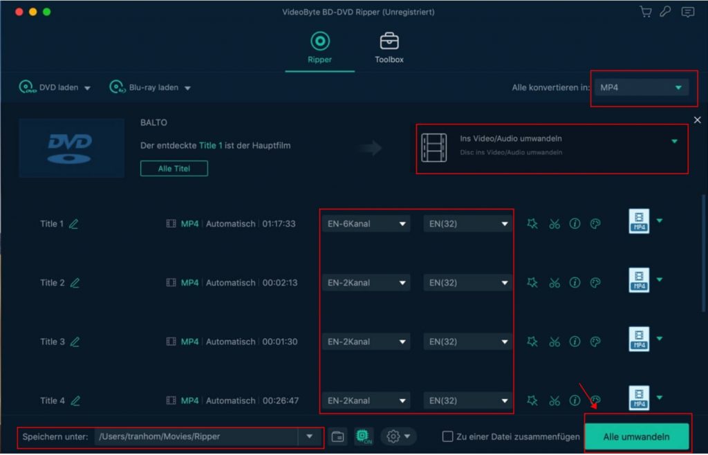 Bluray auf MacBook Pro abspielen mit/ohne Kopierschutz